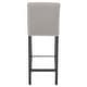 preview thumbnail 6 of 12, SAFAVIEH Noho Grey Bar 30-inch Stool - 16.7" x 20.1" x 40.6"