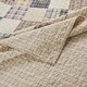 preview thumbnail 5 of 16, Greenland Home Oxford Quilted Bedspread Set, Traditional Plaid, Cotton