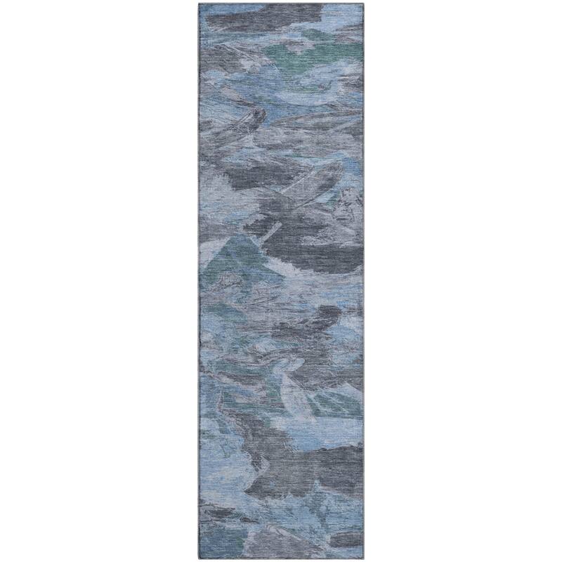 Premium Washable Super Soft Contemporary Brushstrokes Mayfield Rug
