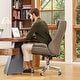preview thumbnail 20 of 28, Glitzhome 48-inch Mid-century Adjustable Swivel Faux Leather Office Chair