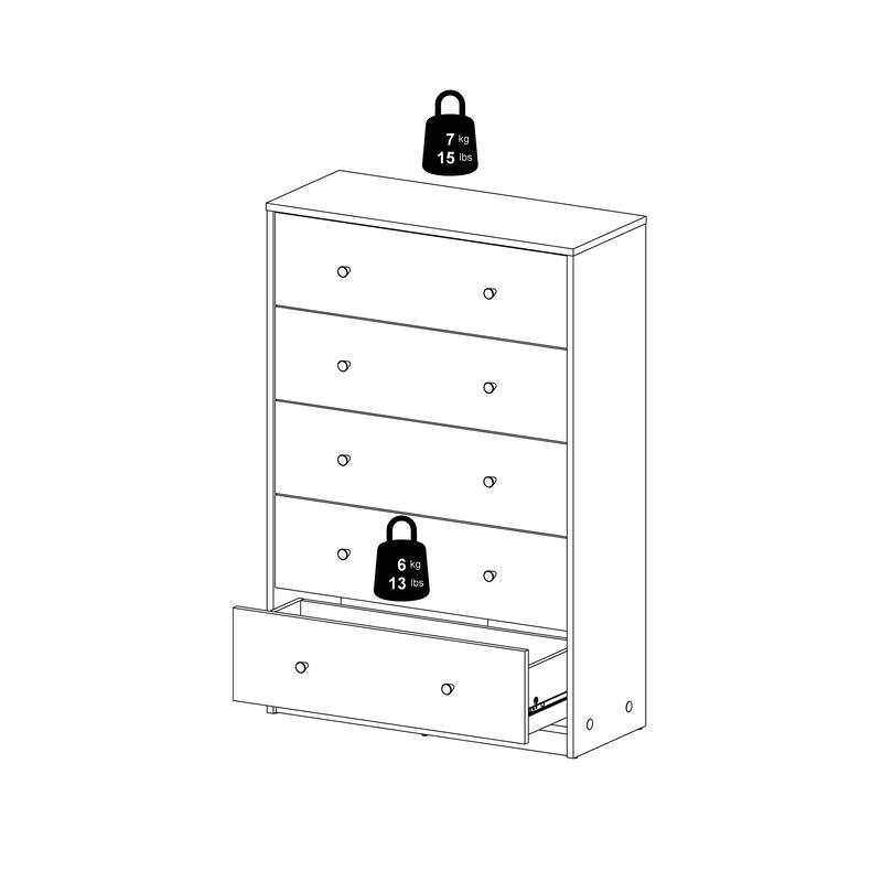Porch & Den Zoe 5-drawer Chest