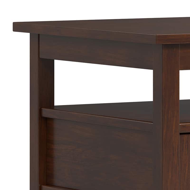 WYNDENHALL Norfolk Wood Transitional Coffee Table - 48 Inches wide