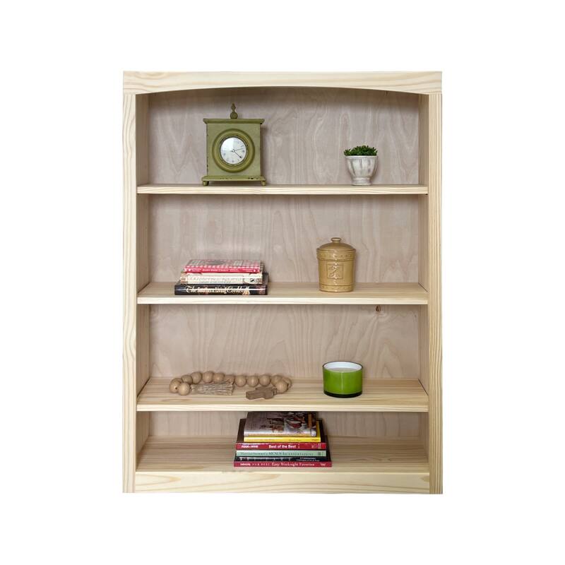 Arch+Haven Solid Wood Bookcase 36 x 48