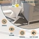 preview thumbnail 180 of 184, Randolph Indoor Side Table - Lightweight Triangular Design Accent End Table for Home Office Living Room and Bedroom, No Assembly