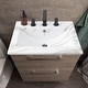 preview thumbnail 68 of 120, JONATHAN Y Aubert 3-Hole Rectangular Ceramic Single Sink Basin Vanity Top