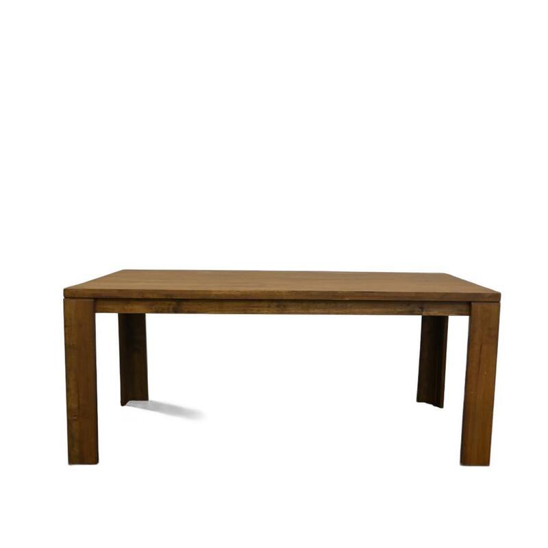 HomeRoots 71" Walnut Solid Wood Dining Table - 70.90 in. x 29.50 in. x 35.40 in.