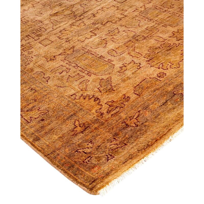 Vibrance, One-of-a-Kind Hand-Knotted Area Rug - Beige, 3' 2" x 4' 10" - 3' 2" x 4' 10"