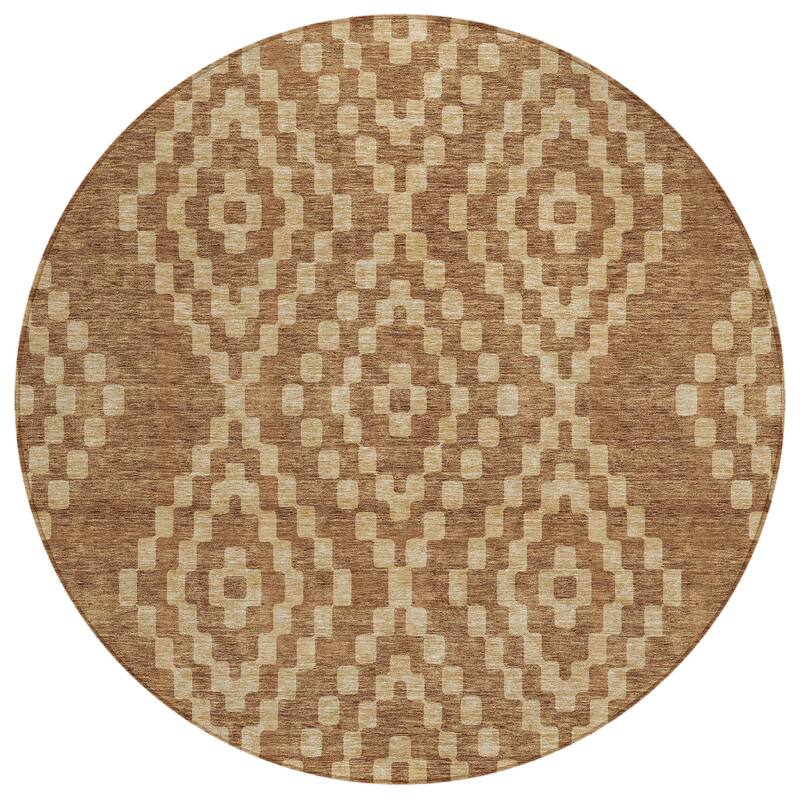 Machine Washable Indoor/ Outdoor Chantille Boho Moroccan Rug