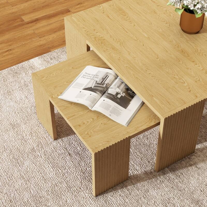 Square Solid Wood Coffee Table