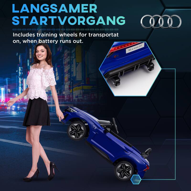 Licensed 12V Kids Ride-On Car with Remote Control, USB & Safety Features