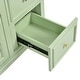 preview thumbnail 17 of 56, 30" bathroom vanity cabinet with ceramic basin, 3 drawers and adjustable shelves