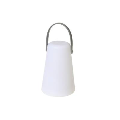 LED Outdoor Lantern WhiteGrey Handle