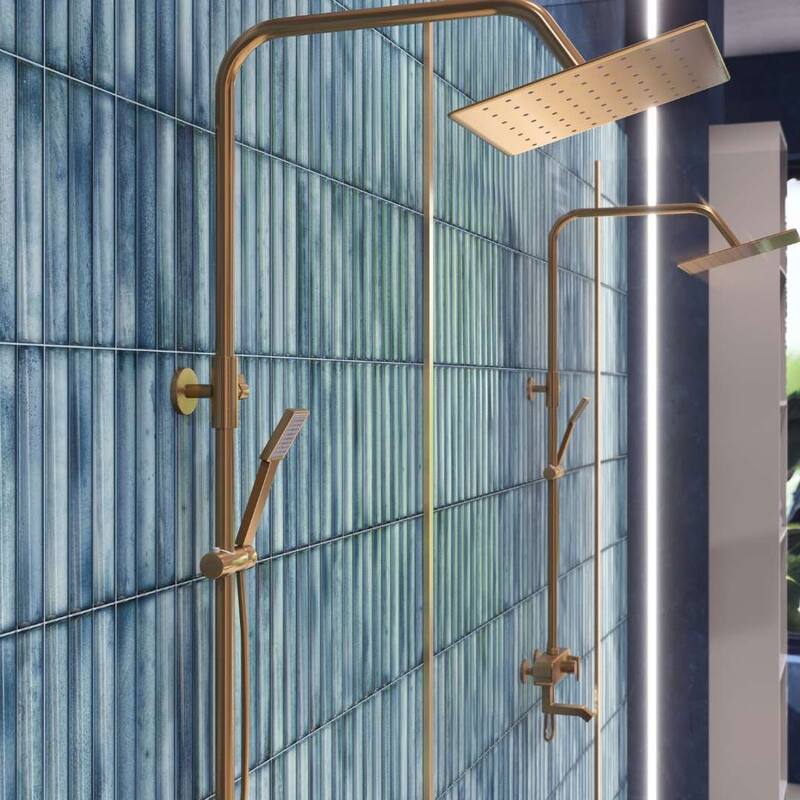 The Tile Life Sakura Fluted 4.5x9 Porcelain Wall Tile