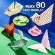 preview thumbnail 2 of 5, Infinite Curiosity Ultimate Rainbow Origami Kit for Ages 8-12 with 450 Fun Origami Paper