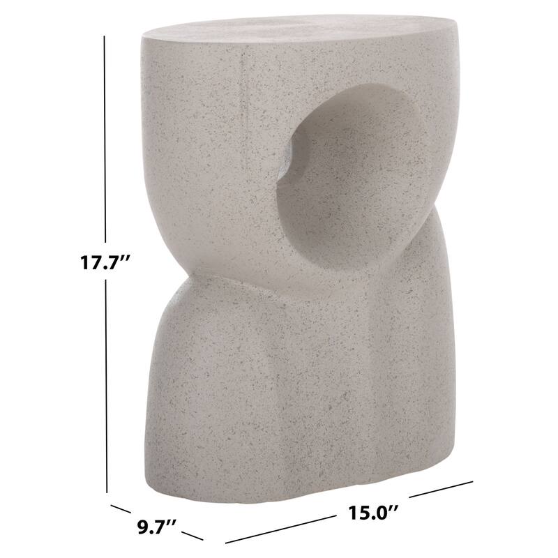 SAFAVIEH Abbi Accent Table (Fully Assembled) - 15"W x 10"D x 18"H