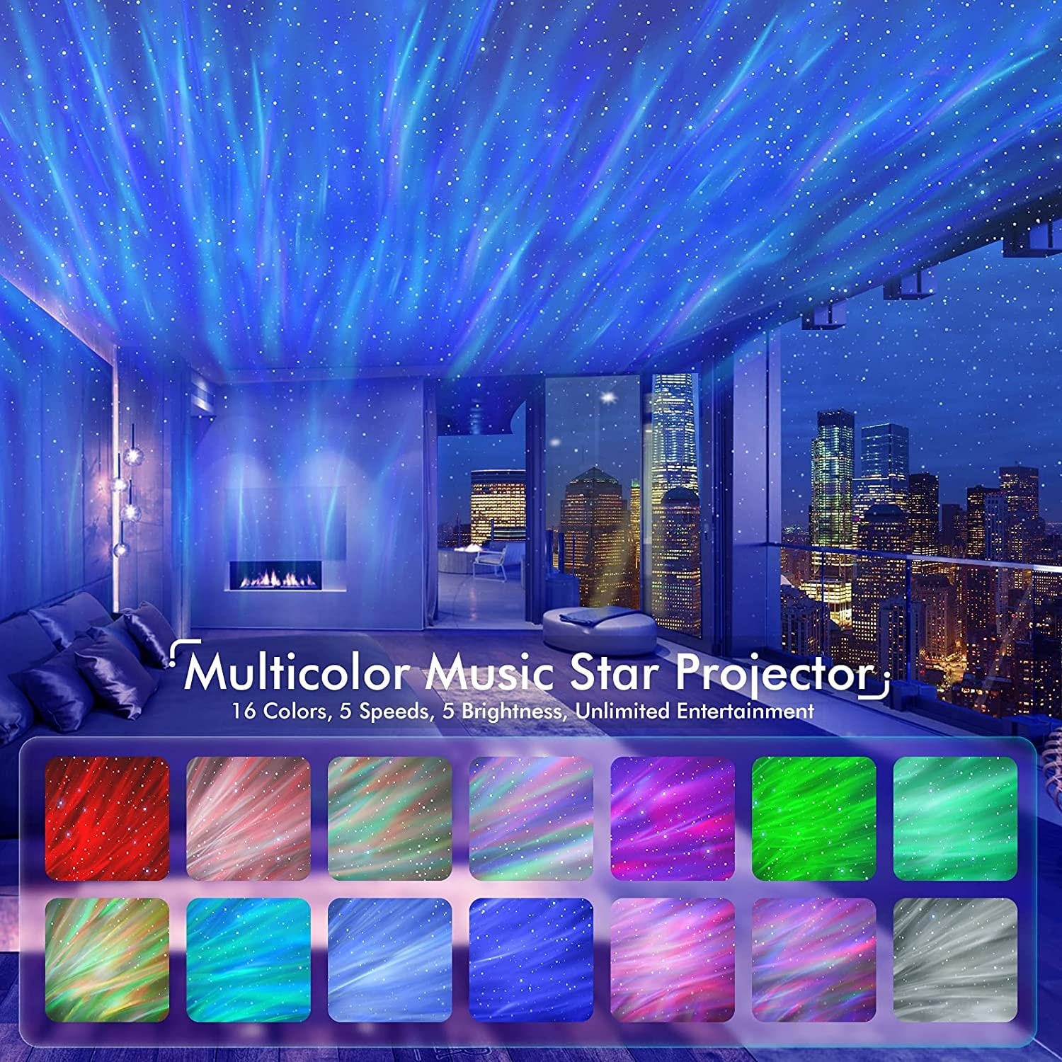 Rossetta Galaxy Projector Night Light On Sale Bed Bath Beyond 38202177