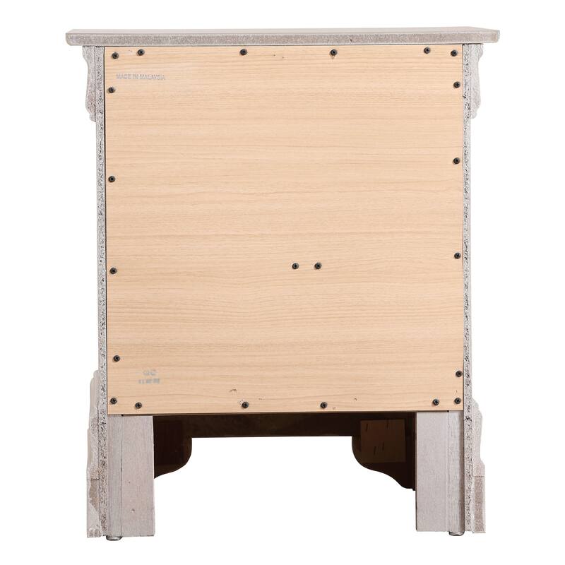 Lorana 2-drawer Wooden Nightstand