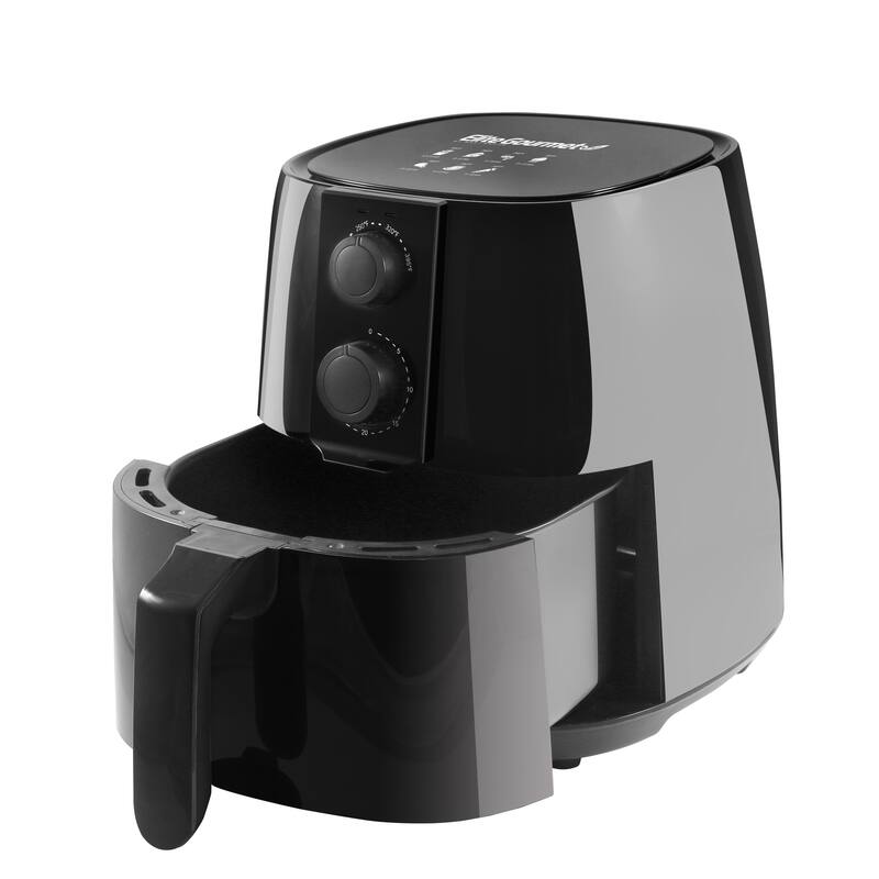 Elite Gourmet 4 Qt. Air Fryer Black