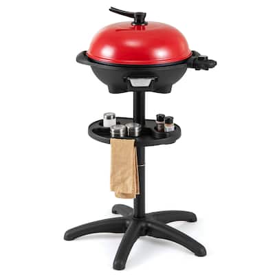 Costway Electric BBQ Grill 1350W Non-stick 4 Temperature Setting
