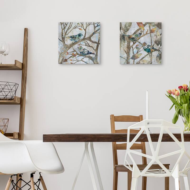 Autumn Flight I & Autumn Flight III by Tai Sanders Canvas Art Prints