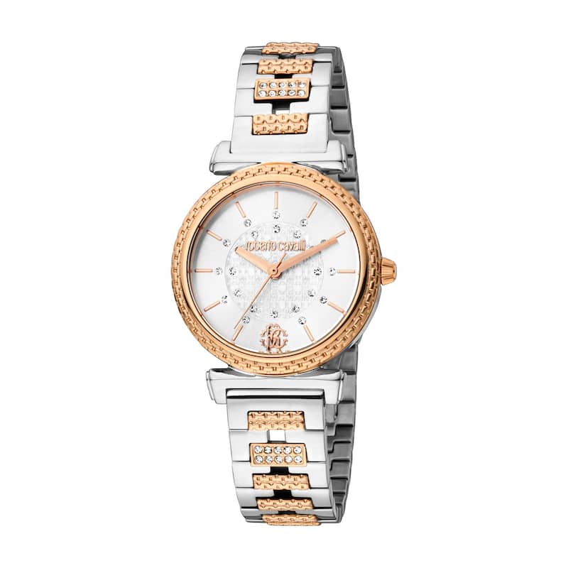 Roberto Cavalli Women RC5L025M0095 Quartz Watch - Two-Tone