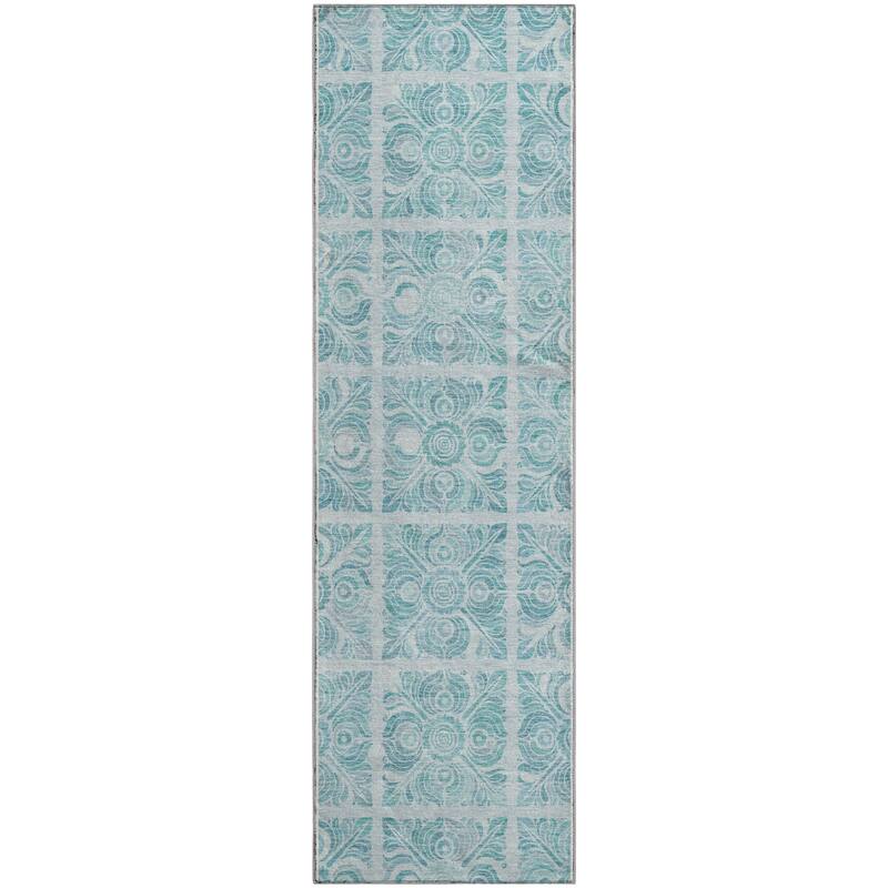 Premium Washable Super Soft Traditional Mosaic Mayfield Rug
