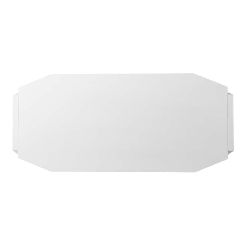 Harper Blvd Carmona Midcentury Modern White Wood Desk with Storage