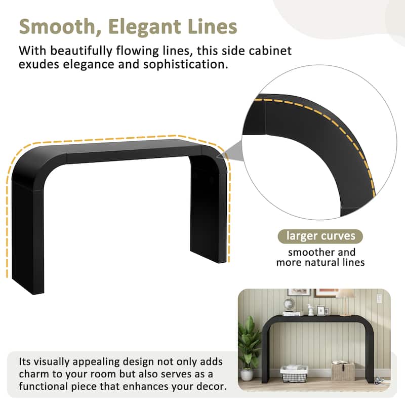 Modern Minimalist Console Table, Elegant and Versatile Design, Perfect for Living Room, Hallway, and Bedroom