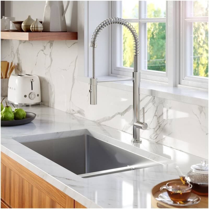 Karran USA EL-77-PK1 Elite 32" Undermount Double Basin Stainless Steel