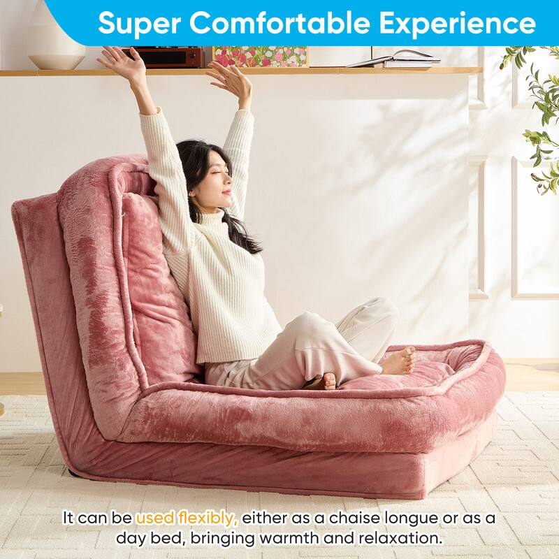 Versatile Foldable Lazy Sofa,3-in-1 Fold Small Tatami Sofa Bed,Lounge Chair Sofa, Human Friendly Pet Beds Lazy Sofa