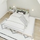 preview thumbnail 6 of 4, Scandinavian Full-Size Bed with Slatted Headboard and Trundle