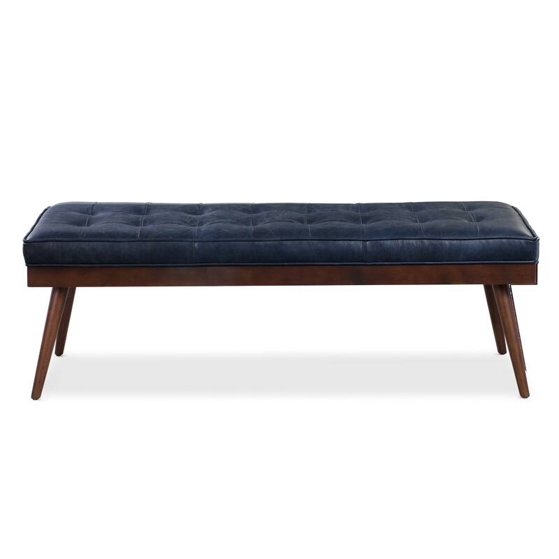 Poly & Bark Luca Bench - Full Grain Genuine Italian Leather