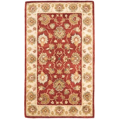 SAFAVIEH Handmade Bergama Radhildur Oriental Hand-spun Wool Rug