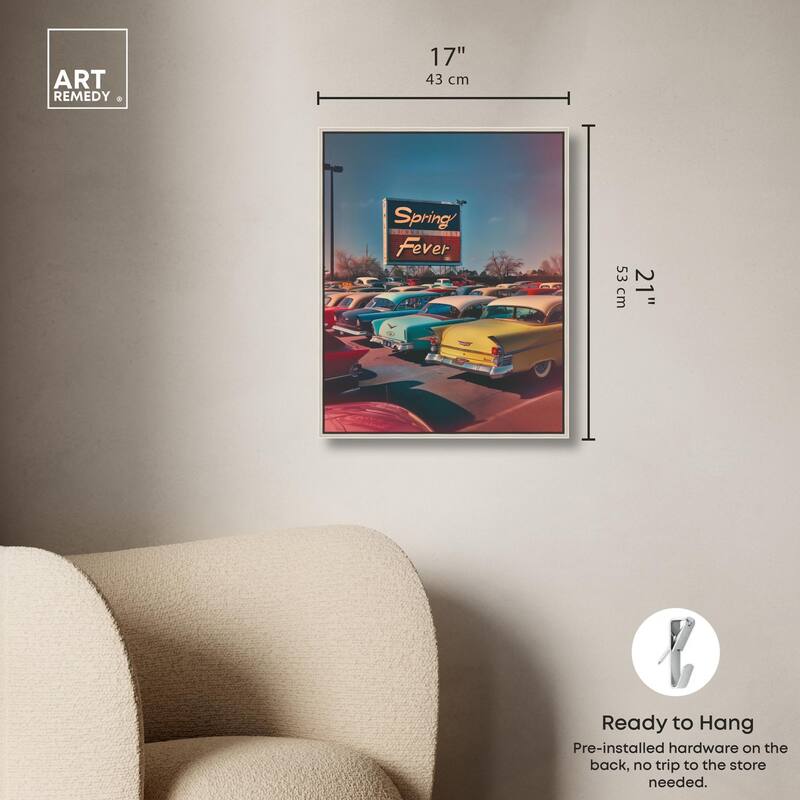 Spring Drive By Canvas by Art Remedy