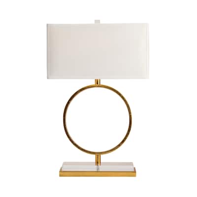 Aldrich Gold Leaf 29-inch Table Lamp - 29"H