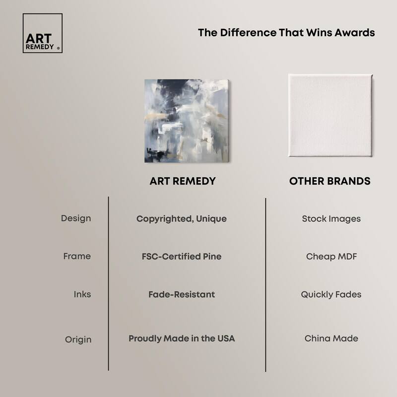 Contemplative Blues II Canvas by Art Remedy, Gallery Wrapped