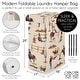 preview thumbnail 5 of 4, Sweet Jojo Designs Tan Brown Western Cowboy Boy Foldable Laundry Hamper with Handles Wild West Southern Country Horse Cow Animal
