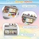 preview thumbnail 20 of 31, Costway Wooden Kids Table and Chairs Set with Double-sided Tabletop,