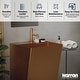 preview thumbnail 4 of 6, Karran Cinox Stainless Steel Rectangular Pedestal Sink