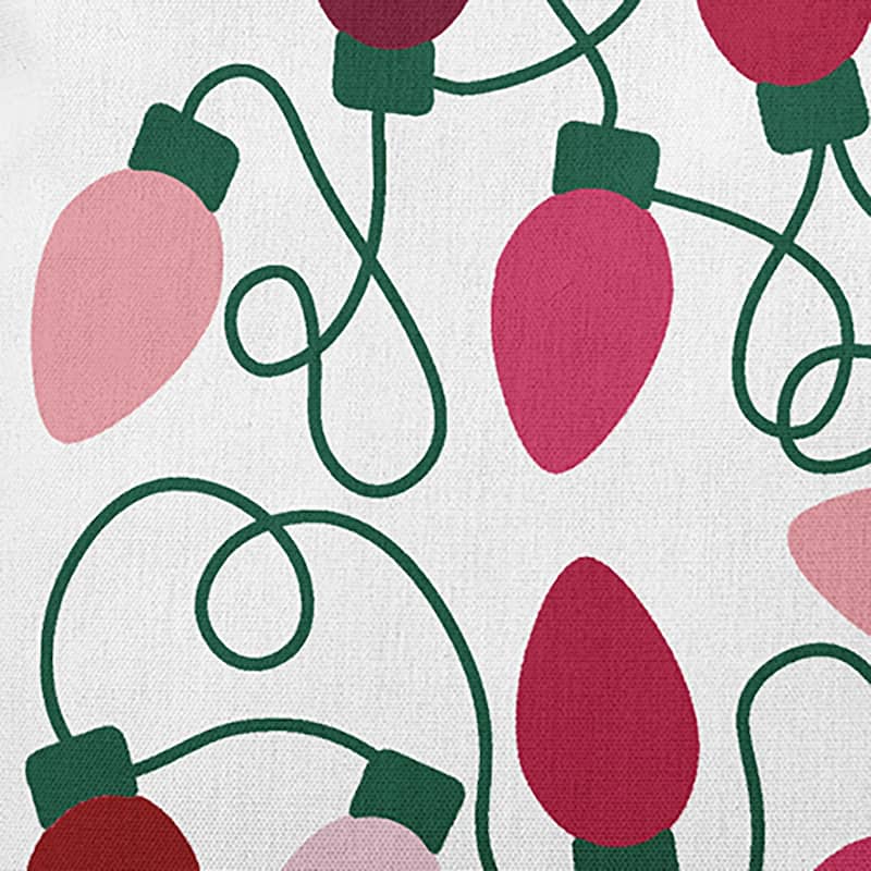 Christmas Lights Accent Pillow