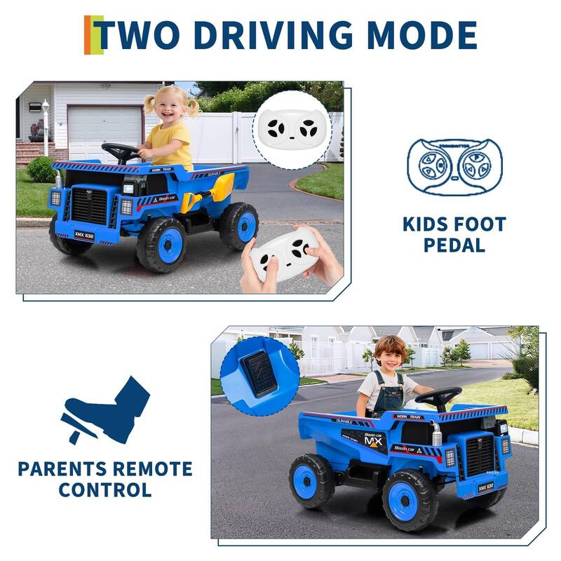 Ride on Dump Truck for Kids 3-8