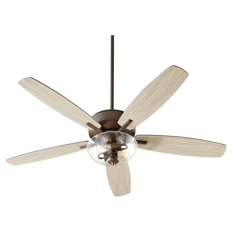 Quorum International Breeze 52" 5 Blade LED Ceiling Fan with Round