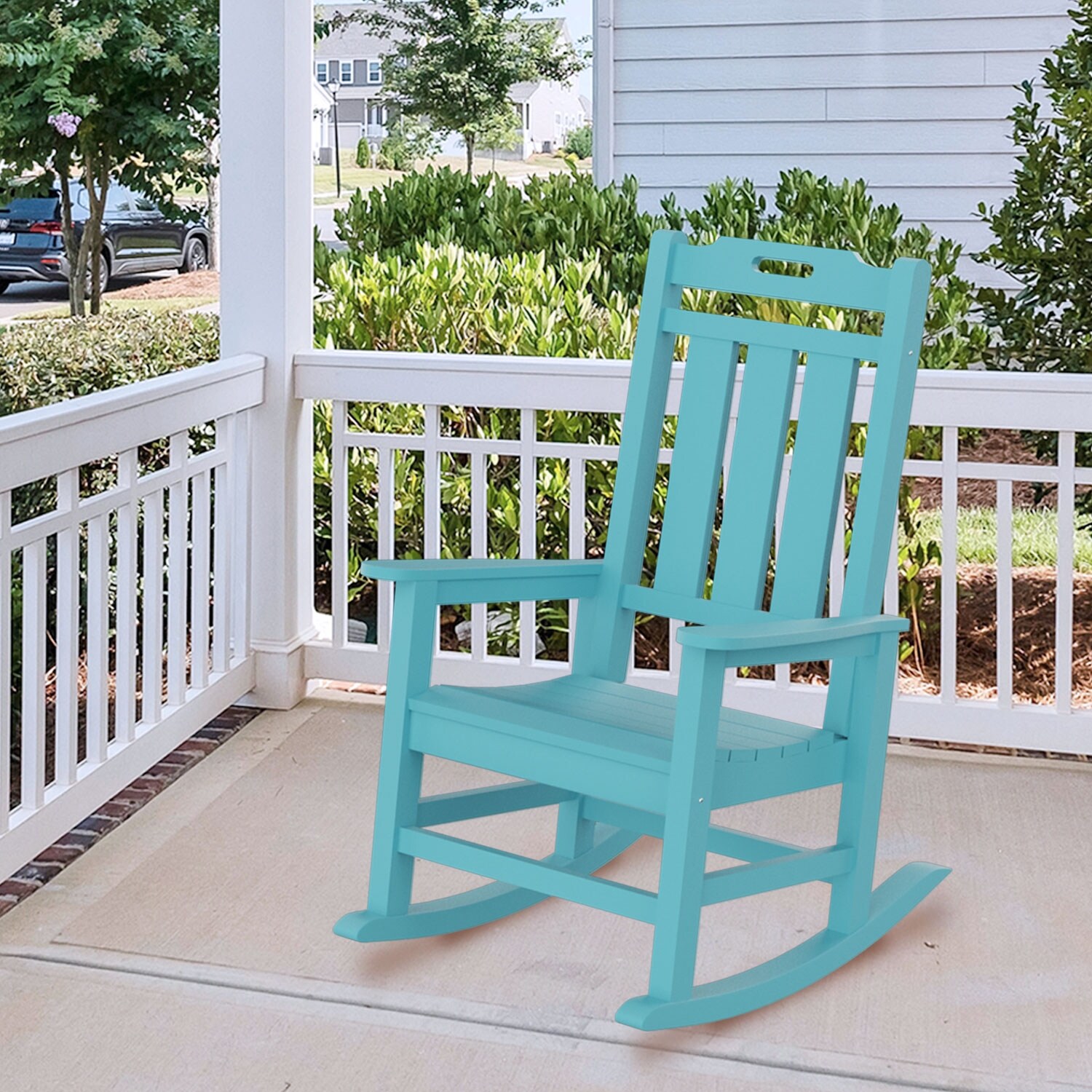 Outdoor HDPE Fade Resistant Rocking Chair Bed Bath Beyond