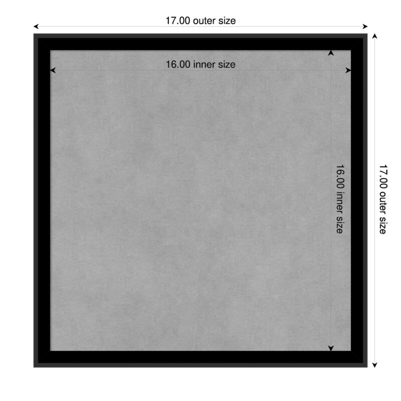 Amanti Art Incline Black Framed - 17 x 17 in - Incline Black