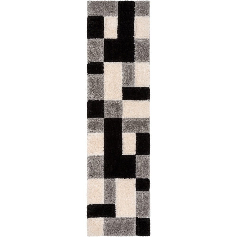 Well Woven San Francisco Escondido Geometric Shag Area Rug