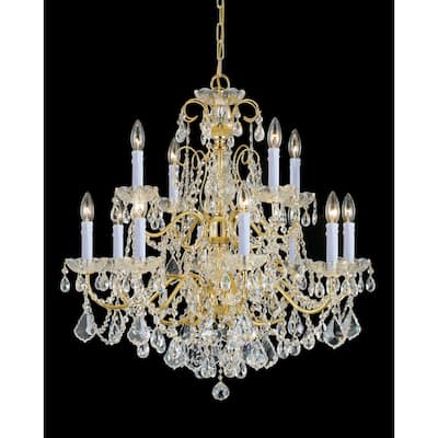 Crystorama Lighting Group Imperial 12 Light 29-1/2" Wide Chandelier