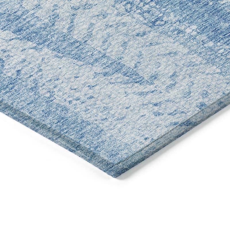 Machine Washable Indoor/ Outdoor Chantille Modern Imprints Rug