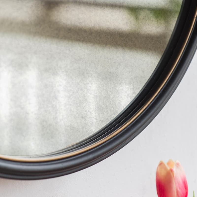 Round Metal Wall Mirror