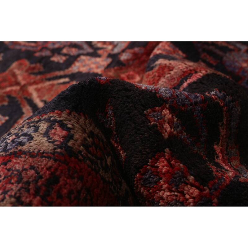 ECARPETGALLERY Hand-knotted Andelz Navy Wool Rug - 3'7 x 10'6