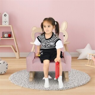 Kids Rocking Chair with Solid Wood Legs - Bed Bath & Beyond - 37478486